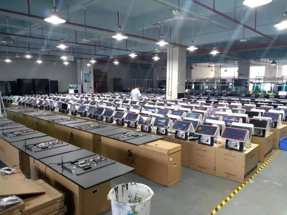 沃为科技为广西农业厅生产双屏收银机(图2)