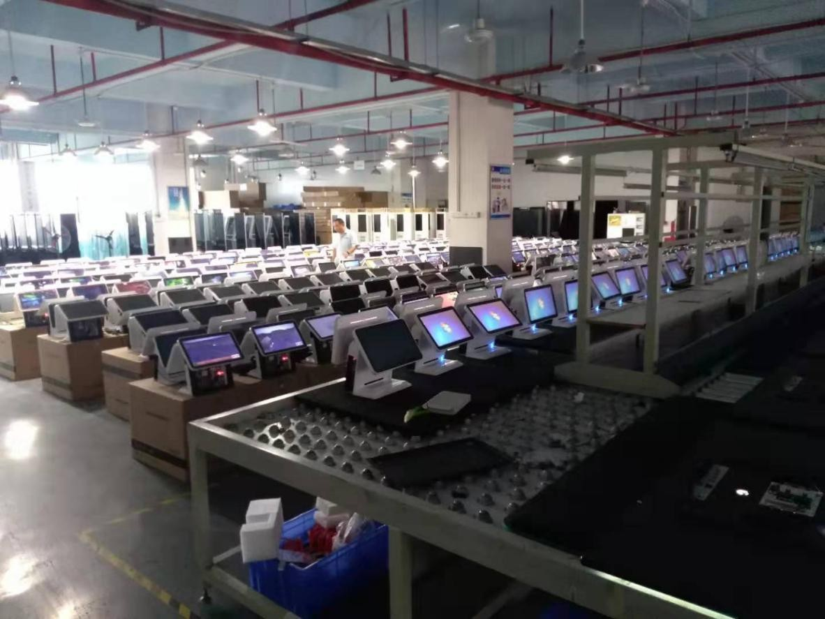 沃为科技为广西农业厅生产双屏收银机